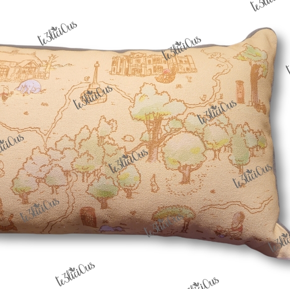 DISNEY PARKS WINNIE THE POOH AND FRIENDS THROW PILLOW - Picture 5 of 5